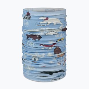 Scaldacollo multifunzionale per bambini BUFF Original Ecostretch imus washed blue