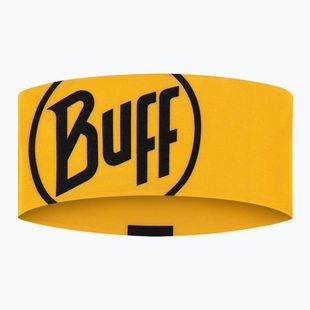 Fascia per la testa BUFF CoolNet UV Wide logo yellow