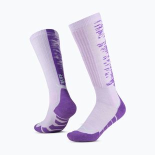 Calze BUFF Merino Heavyweight Over The Calf lilac ice