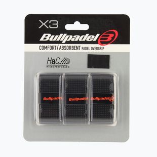 Overgrip per racchette da padel Bullpadel GB-1201 Comfort Absorbent 3 pcs. black