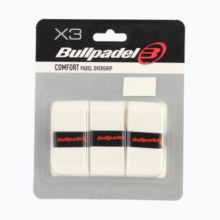 Overgrip per racchette da padel Bullpadel GB-1200 Comfort 3 pcs. white