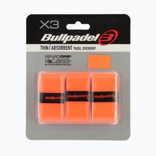 Overgrip per racchette da padel Bullpadel GB-1705 Senso Absorbent 3 pcs. fluor orange