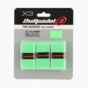 Overgrip per racchette da padel Bullpadel GB-1705 Senso Absorbent 3 pcs. green