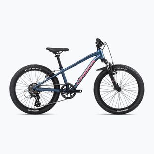 Orbea MX 20 XC 2024 blu polvere di luna/rosso bici da bambino