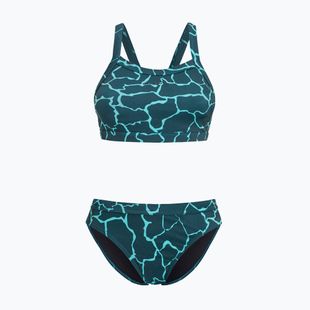 Costume da bagno a due pezzi da donna Orca Core Bikini verde scuro