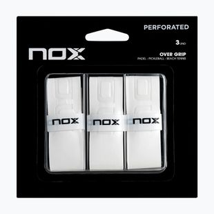Manopole per padel NOX Pro Overgrip 3 pcs. white
