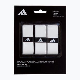 Overgrip per racchette da padel adidas Padel Overgrip Set 3 pcs. white