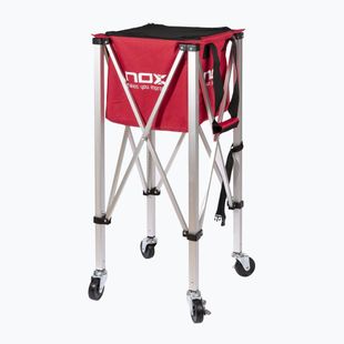 Cesto per palline Nox Foldable Balls Basket With Wheels Red