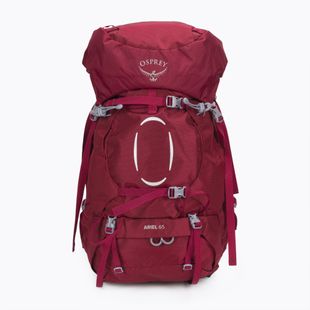 Zaino trekking da donna Osprey Ariel 65 l claret red