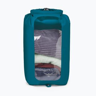 Sacco a secco Osprey con finestra 35 l, blu, fronte acqua