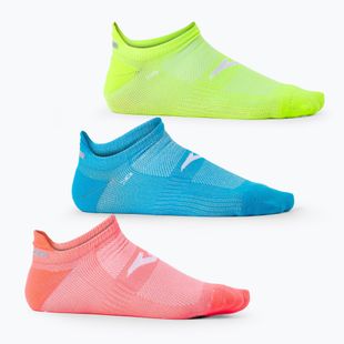 Joma Running Night calze 3 paia fulor coral/fluor yellow