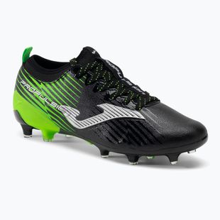 Scarpe da calcio Joma Propulsion Cup FG nero/verde fluor da uomo