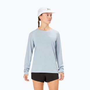 Maglia da running donna a manica lunga NNormal Merino blu