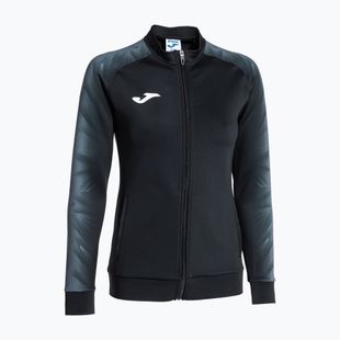 Felpa da corsa da donna Joma Elite XI Full Zip nero/antracite
