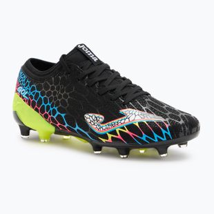 Scarpe da calcio da uomo Joma Gol FG nero/limone fluoro