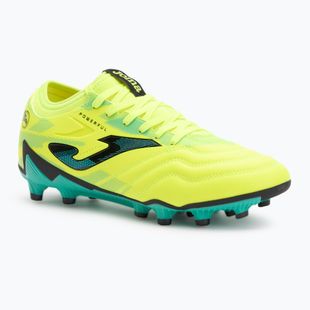 Scarpe da calcio Joma Powerful FG lemon fluor/turchese da uomo