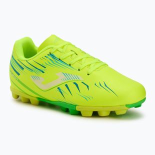 Scarpe da calcio da bambino Joma Propulsion Jr HG fluor lemon