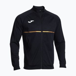 Felpa da running Joma Record III Full Zip da uomo, nero