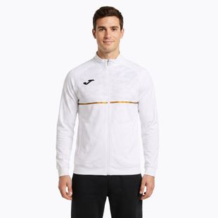 Felpa da running Joma Record III Full Zip da uomo, bianco