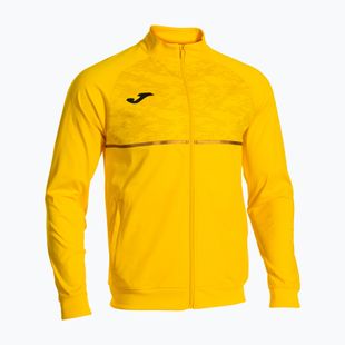 Felpa da running Joma Record III Full Zip da uomo, giallo