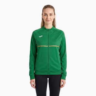 Felpa da corsa Joma Record III Full Zip verde da donna