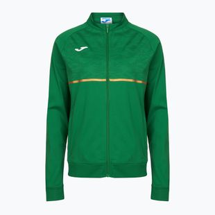 Felpa da corsa Joma Record III Full Zip verde da donna