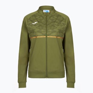 Felpa da corsa Joma Record III Full Zip verde da donna