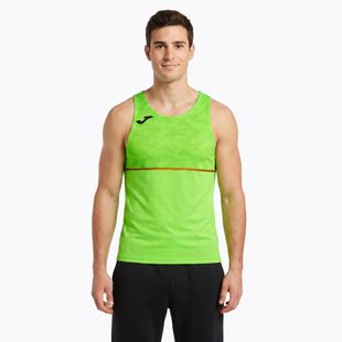 Maglietta da corsa Joma Record III fluor verde uomo