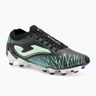 Scarpe da calcio Joma Striker Top FG da uomo, nero/verde