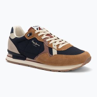 Pepe Jeans Brit Cover scarpe da uomo marrone cognac