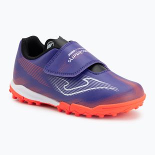 Scarpe da calcio per bambini Joma Supercopa Jr TF purple
