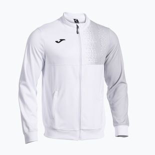 Felpa da tennis da uomo Joma Smash Full Zip white