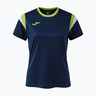 Maglietta da tennis da donna Joma Terra dark navy/lime
