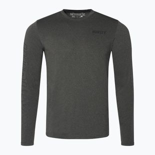Hurley uomo H2O-Dri Easton manica lunga in erica nera