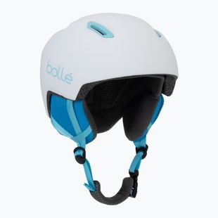 Casco da sci per bambini Bollé Atmos Youth bianco/blu opaco