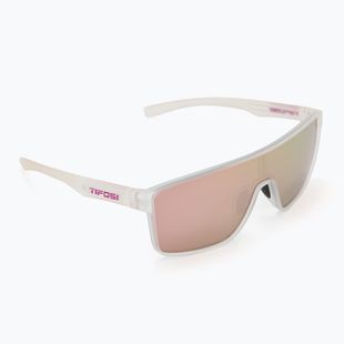 Occhiali da sole Tifosi Sanctum satinati trasparenti/rosa a specchio