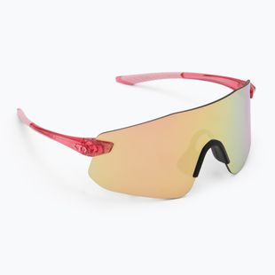 Occhiali da sole Tifosi Vogel SL gloss crystal rosa/rosa a specchio