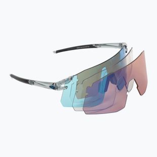 Occhiali da sole Tifosi Moab XC Clarion crystal smoke/clarion blue/ac red/clear