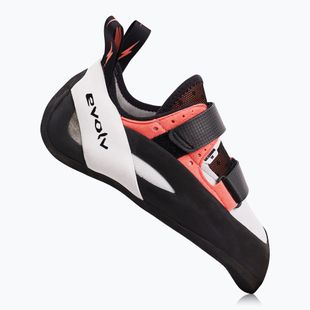 Scarpe da arrampicata da donna Evolv Geshido bianco/corallo/nero