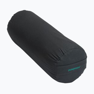 Cuscino da yoga JadeYoga Organic Cotton Round Bolster black