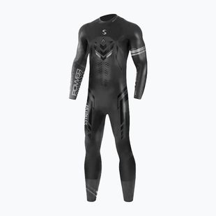 Body da triathlon da uomo Synergy Hybrid EFX4 Full Sleeve Triathlon black