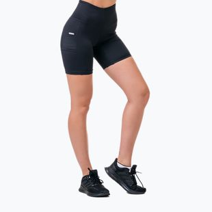 Pantaloncini da allenamento donna NEBBIA Biker Fit & Smart nero