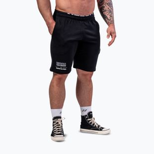 Pantaloncini da allenamento uomo NEBBIA Gym Bro black