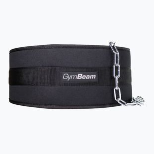 Cintura per sollevamento pesi GymBeam Dip Belt black
