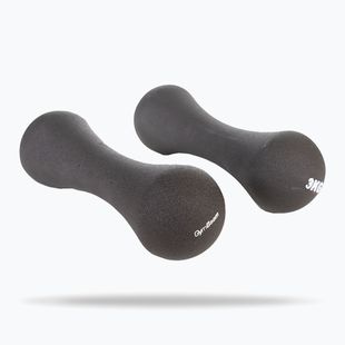 Manubri GymBeam Neoprene Dumbbells 2 x 3 kg dark grey