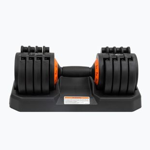 Manubrio regolabile GymBeam Dumbbell Adjustable 20 kg black