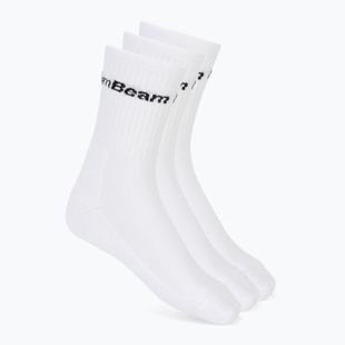 Calzini da uomo GymBeam 32620 3/4 3 paia white
