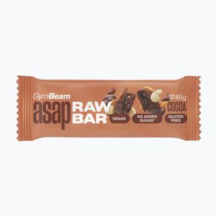 Barretta energetica GymBeam ASAP Raw 45 g cocoa