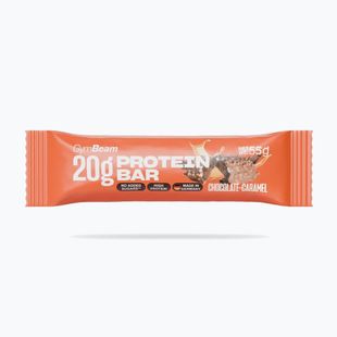 Barretta proteica GymBeam 55 g chocolate/caramel