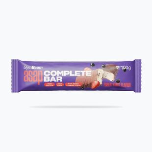 Barretta proteica GymBeam ASAP Complete 100 g forest fruit